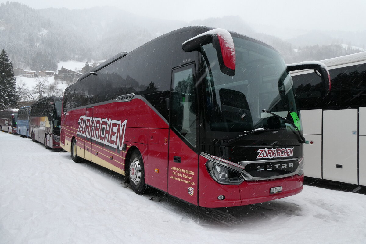 (284'066) - Zurkirchen, Malters - Nr. 16/LU 15'652 - Setra am 10. Januar 2026 in Adelboden, ASB