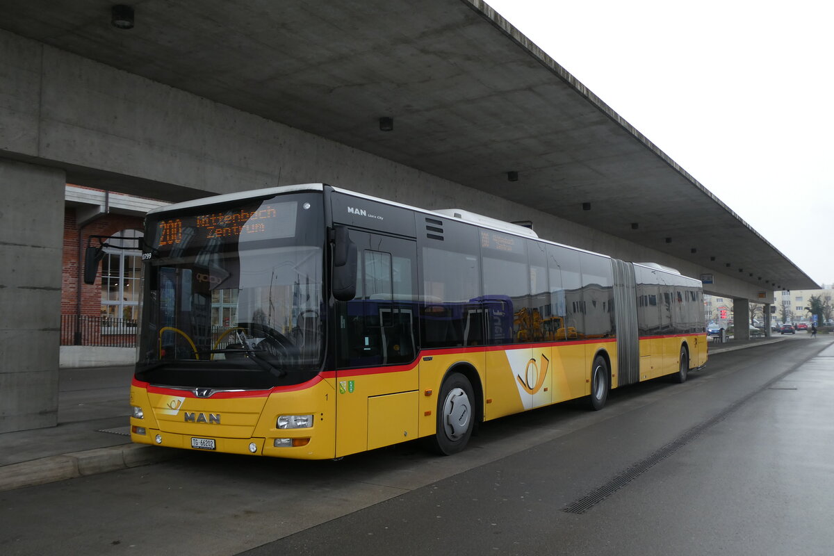 (284'206) - Eurobus, Arbon - Nr. 1/TG 60'202/PID 10'799 - MAN am 16. Januar 2026 in Arbon, Bushof