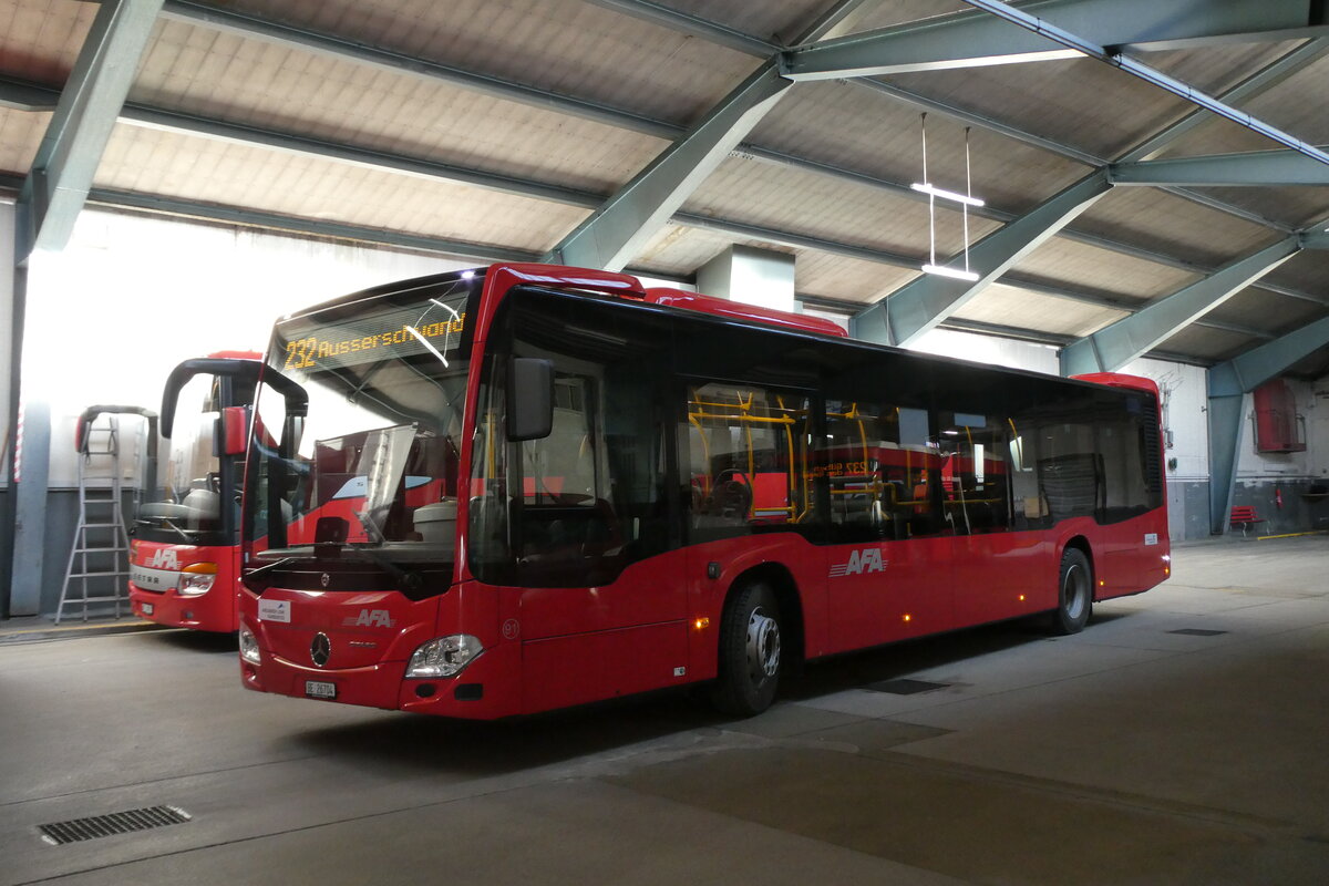 (284'290) - AFA Adelboden - Nr. 91/BE 26'704 - Mercedes am 20. Januar 2026 in Adelboden, Busstation