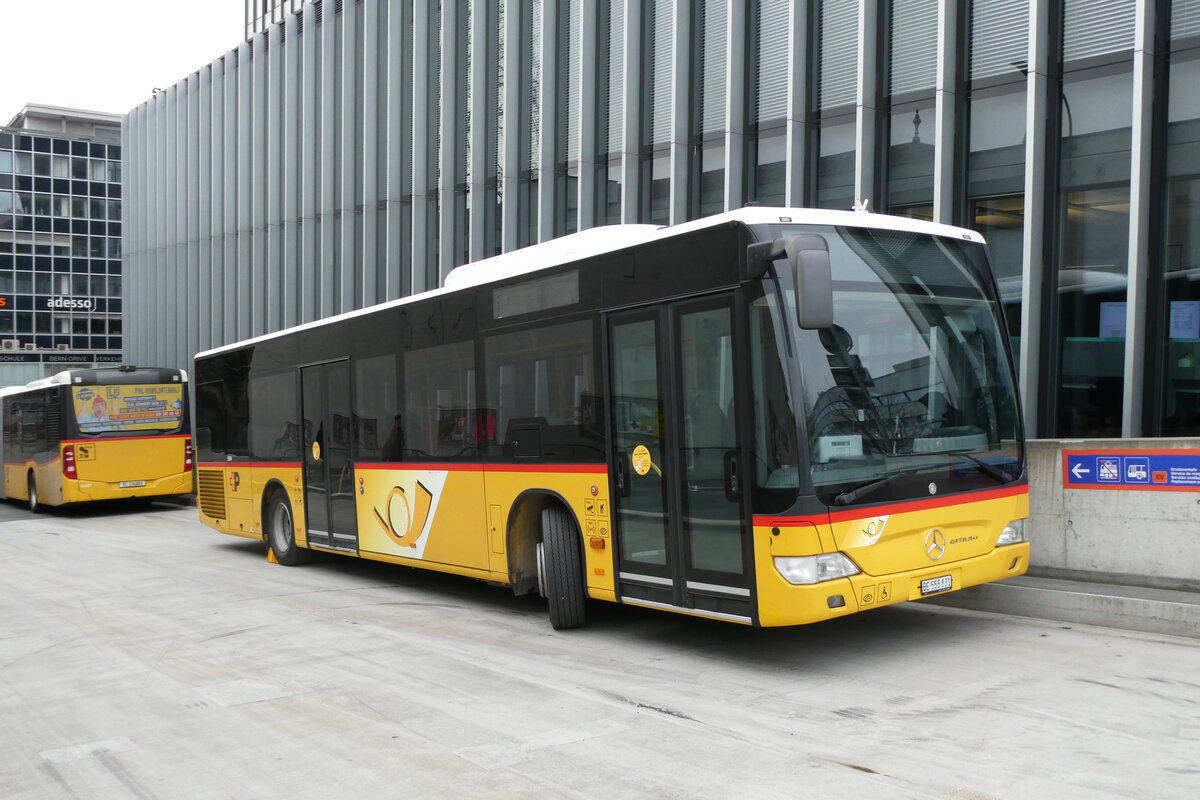 (284'539) - PostAuto Bern - Nr. 5580/BE 555'831/PID 5580 - Mercedes (ex Nr. 531) am 31. Januar 2026 in Bern, Postautostation