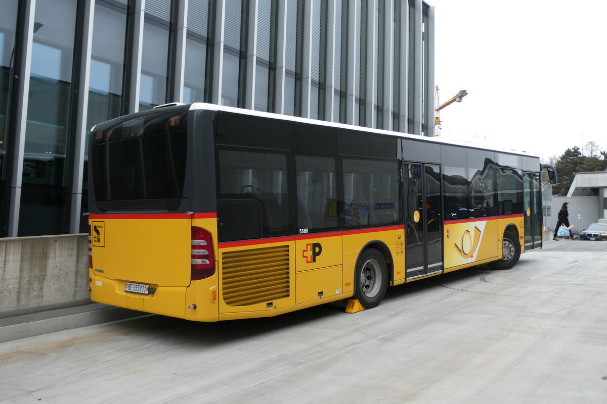 (284'540) - PostAuto Bern - Nr. 5580/BE 555'831/PID 5580 - Mercedes (ex Nr. 531) am 31. Januar 2026 in Bern, Postautostation