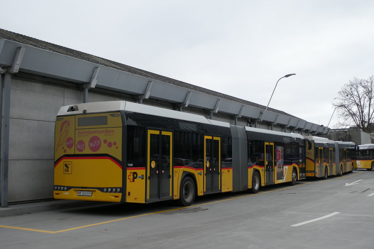 (284'542) - PostAuto Bern - Nr. 11'245/BE 546'245/PID 11'245 - Solaris am 31. Januar 2026 in Bern, Postautostation