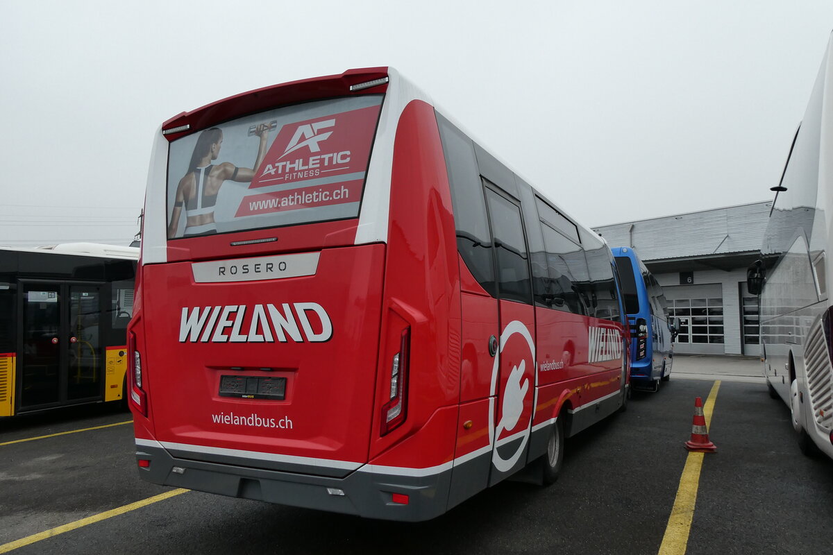 (284'760) - Wieland, Murten - Nr. 112 - eIveco/Rosero am 7. Februar 2026 in Kerzers, Interbus