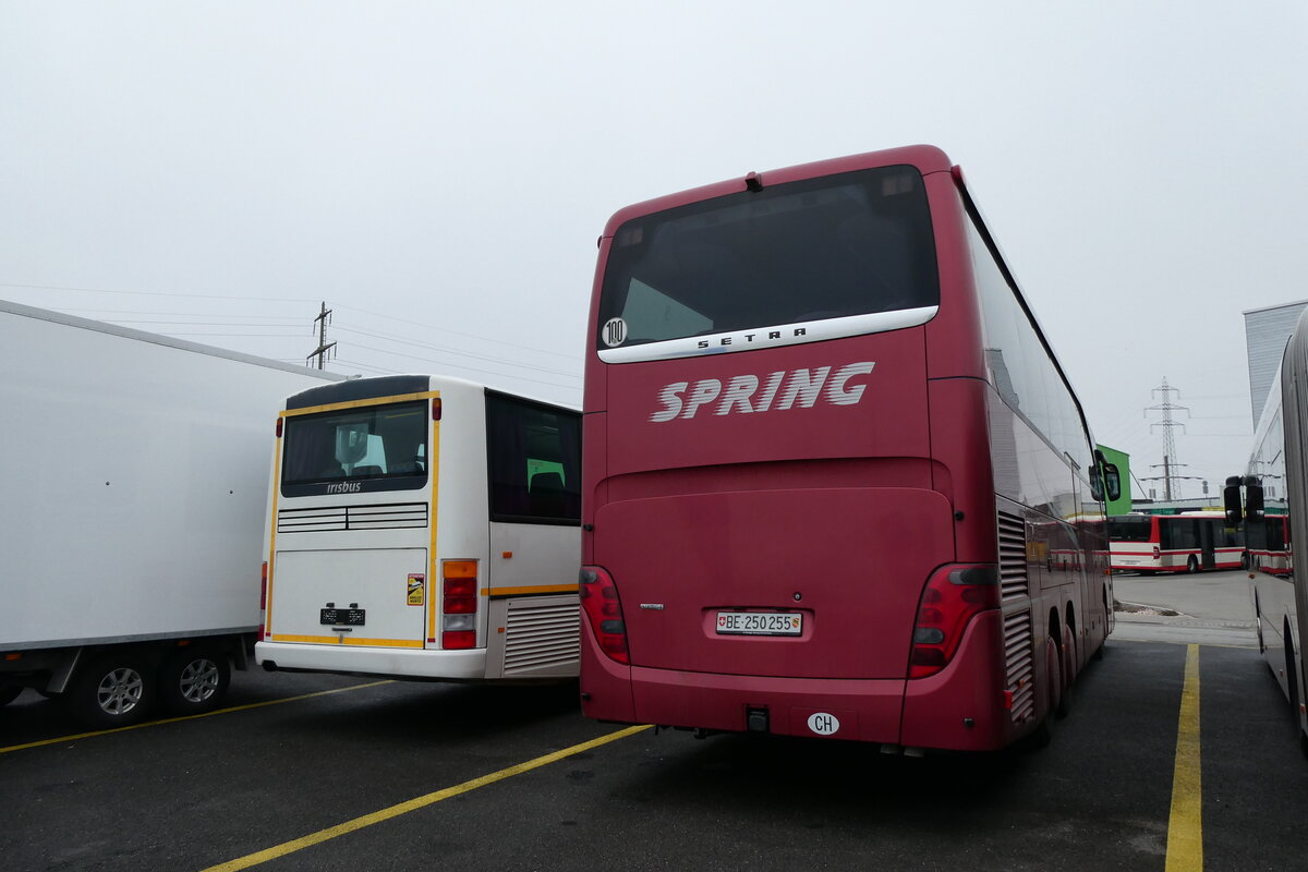 (284'765) - Spring, Schwenden - BE 250'255 - Setra am 7. Februar 2026 in Kerzers, Interbus