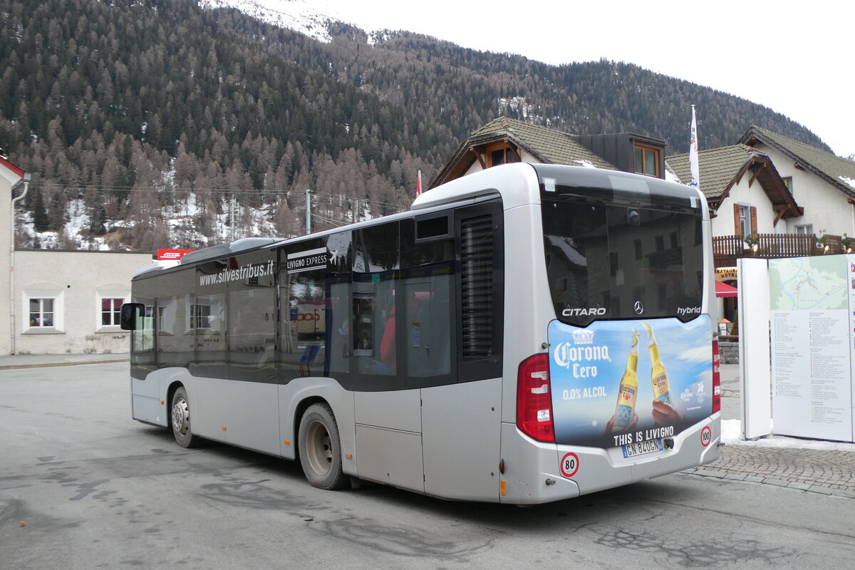 (284'870) - Aus Italien: Silvestri, Livigno - GN-840 GN - Mercedes am 14. Februar 2026 in Zernez, Post