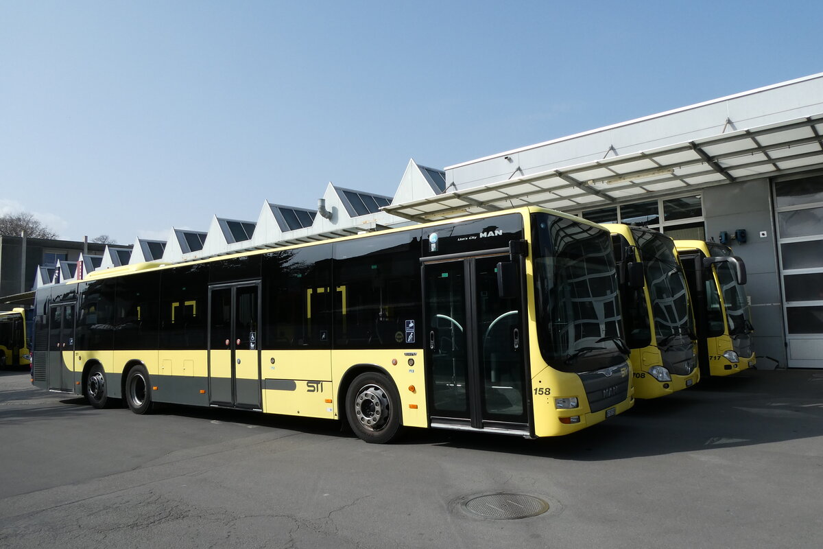 (285'319) - STI Thun - Nr. 158/BE 752'158 - MAN am 8. M�rz 2026 in Thun, Garage