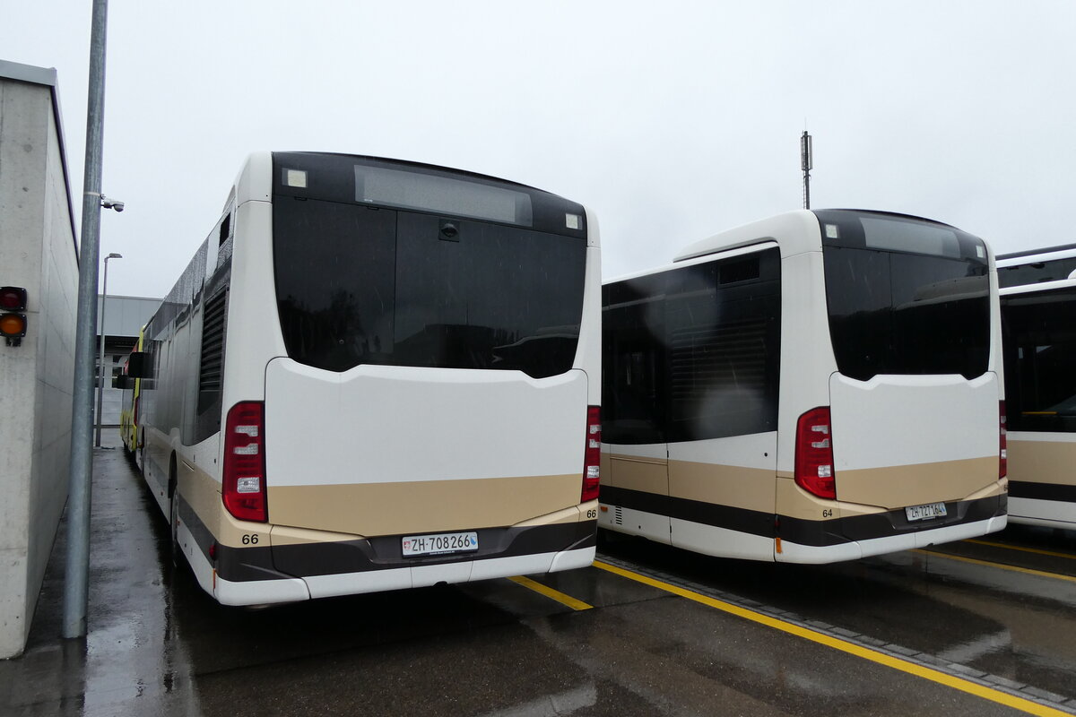 (285'413) - AZZK Zollikon - Nr. 66/ZH 708'266 - Mercedes am 14. M�rz 2026 in Winterthur, Daimler Buses
