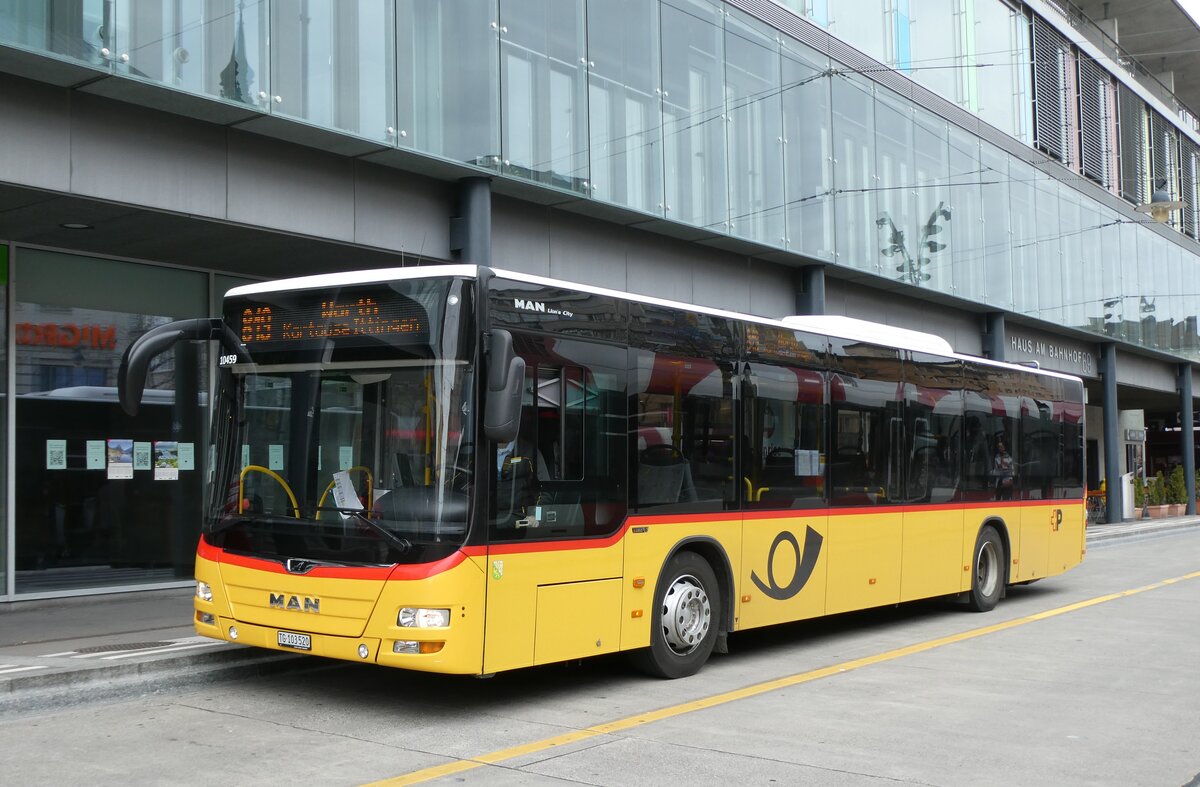 (285'455) - PostAuto Ostschweiz - TG 103'520/PID 10'459 - Mercedes am 17. M�rz 2026 beim Bahnhof Frauenfeld