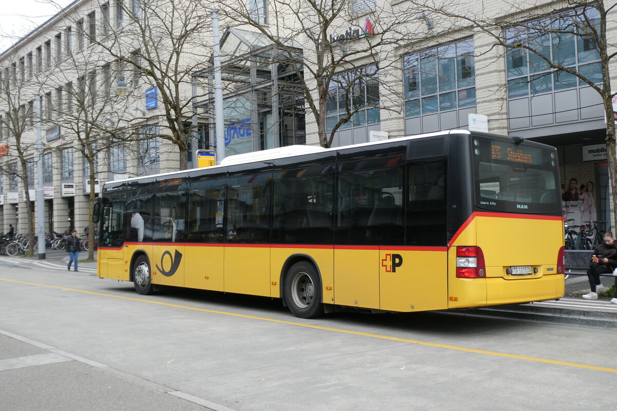 (285'467) - PostAuto Ostschweiz - TG 103'520/PID 10'459 - MAN am 17. M�rz 2026 beim Bahnhof Frauenfeld