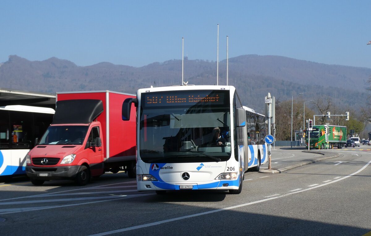 (285'483) - BOGG Wangen b.O. - Nr. 206/SO 47'933 - Mercedes am 19. M�rz 2026 beim Bahnhof Olten