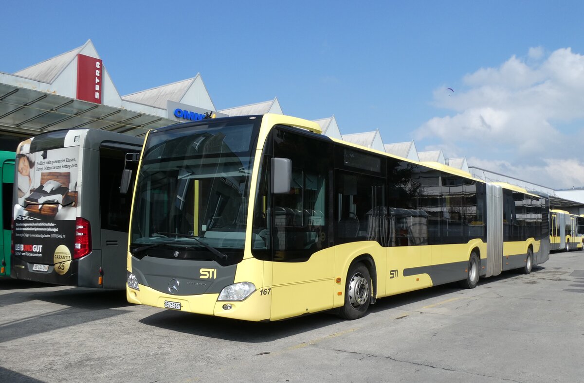 (285'672) - STI Thun - Nr. 167/BE 752'167 - Mercedes am 22. M�rz 2026 in Thun, Garage