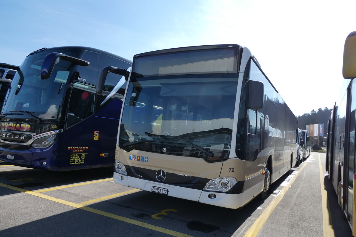 (285'793) - AZZK Zollikon - Nr. 72/ZH 951'472 - Mercedes am 28. M�rz 2026 in Winterthur, Daimler Buses