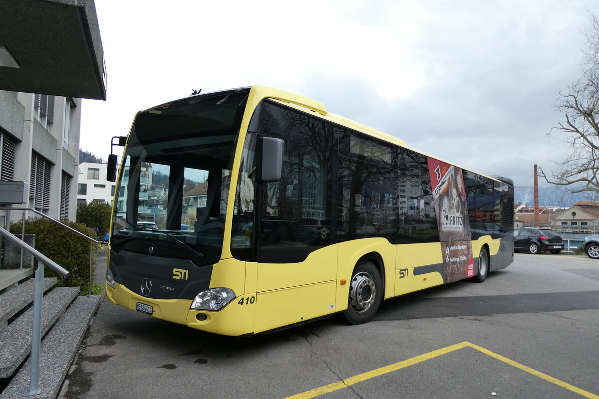 (285'855) - STI Thun - Nr. 410/BE 866'410 - Mercedes am 29. M�rz 2026 in Thun, Garage