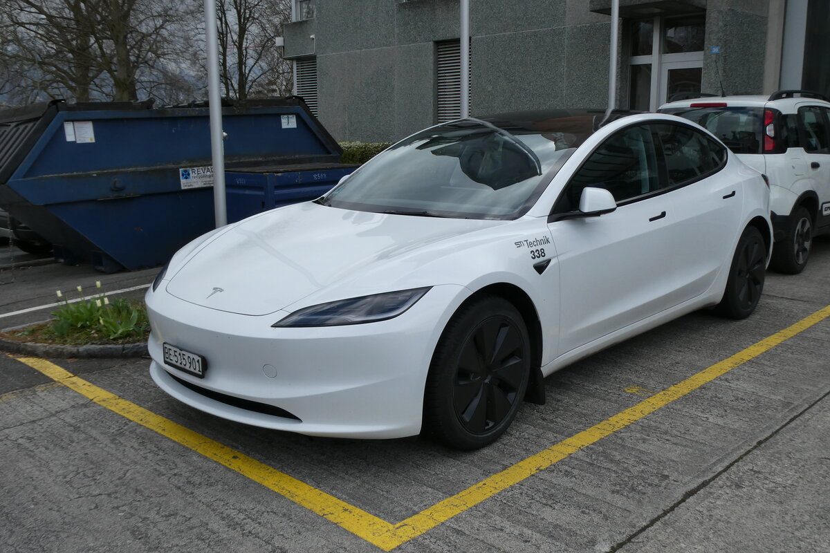 (285'859) - STI Thun - Nr. 338/BE 515'901 - Tesla am 29. M�rz 2026 in Thun, Garage