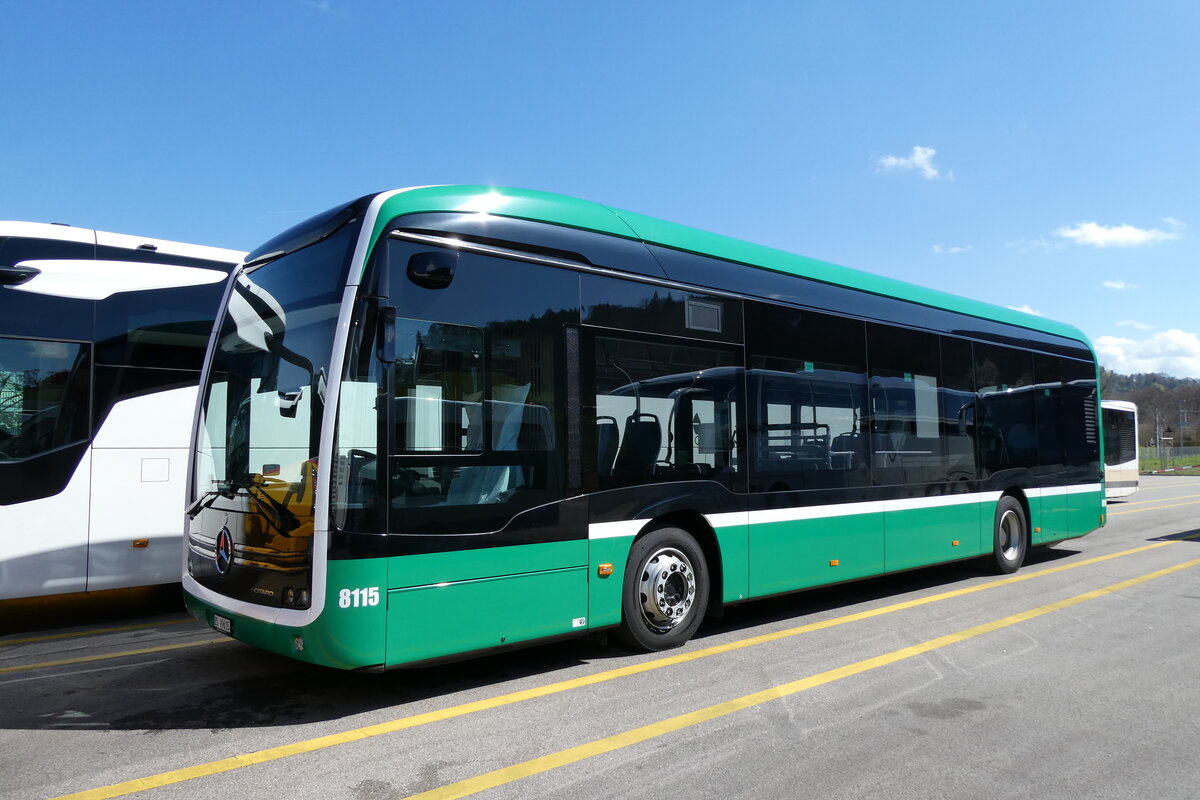 (285'986) - BVB Basel - Nr. 8115/BS 99'615 - eMercedes am 6. April 20226 in Winterthur, Daimler Buses