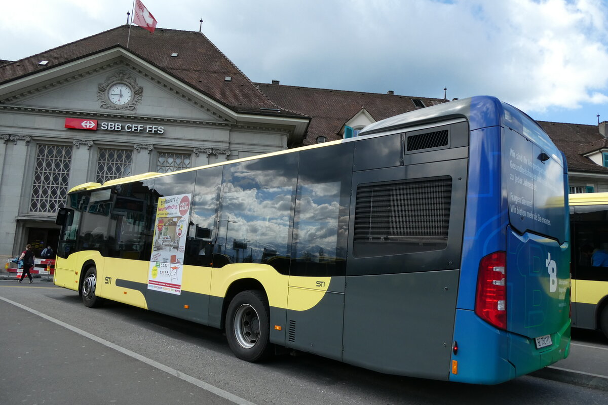 (286'233) - STI Thun - Nr. 177/BE 752'177 - Mercedes am 19. April 2026 beim Bahnhof Thun