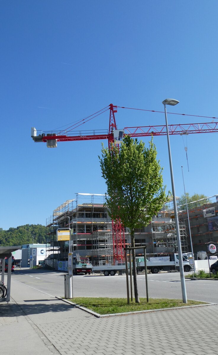 (286'261) - PostAuto-Haltestellen am 21. April 2026 beim Bahnhof Dagmersellen