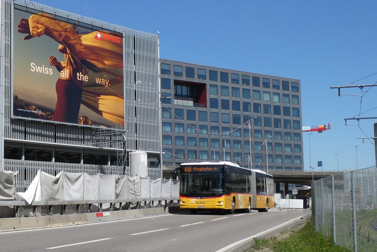 (286'315) - PostAuto Z�rich - Nr. 388/ZH 874'765/PID 11'272 - MAN am 23. April 2026 in Z�rich-Flughafen