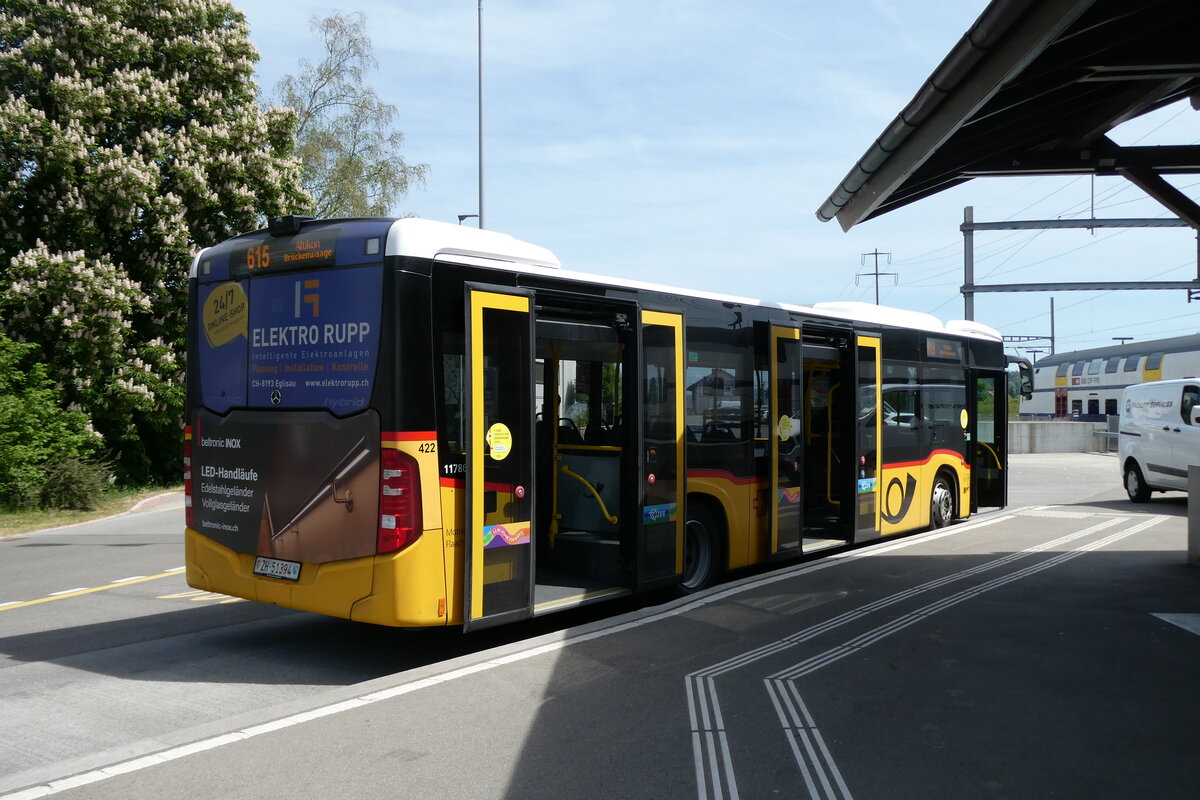 (286'668) - Moser, Flaach - Nr. 422/ZH 51'394/PID 11'786 - Mercedes am 2. Mai 2026 beim Bahnhof Rickenbach-Attikon