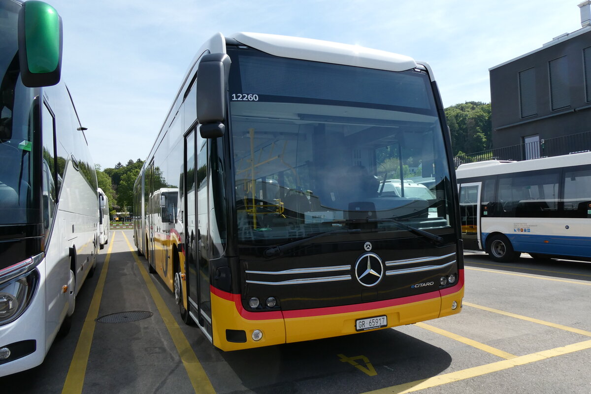 (286'692) - PostAuto Graub�nden - GR 65'917/PID 12'260 - eMercedes am 2. Mai 2026 in Winterthur, Daimler Buses