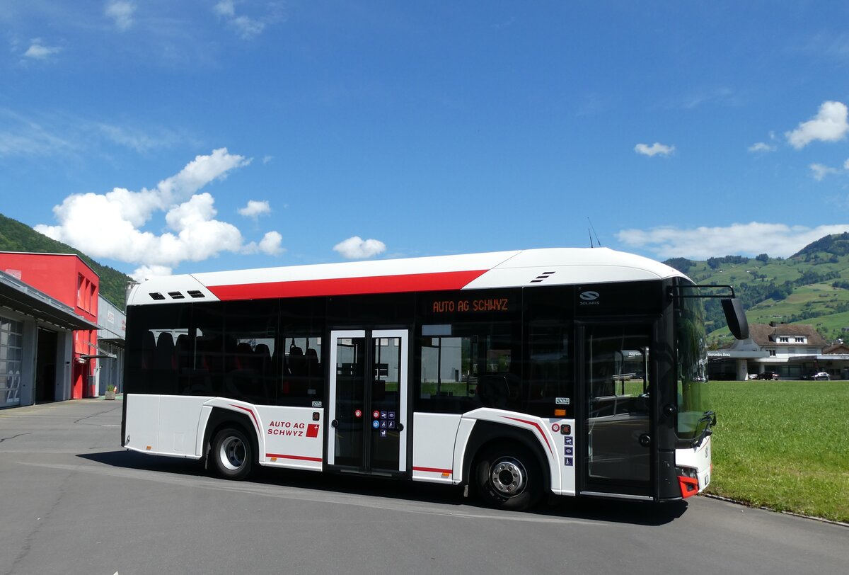 (286'886) - AAGS Schwyz - Nr. 6/SZ 5006 - eSolaris am 9. Mai 2026 in Ibach, Busdepot