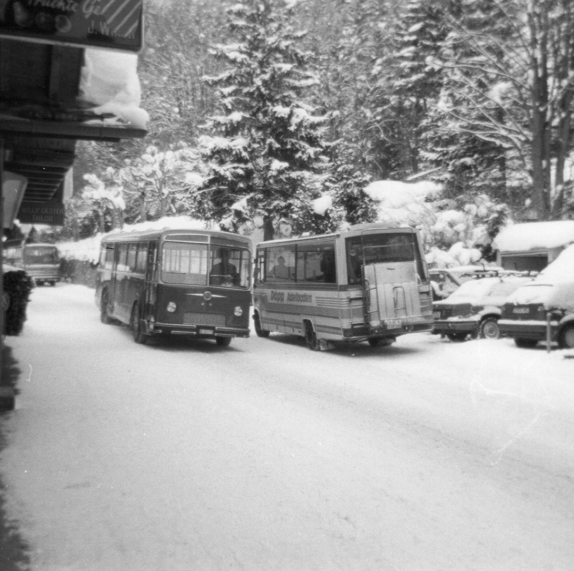 (8-01) - Aus dem Archiv: AFA Adelboden - Nr. 21/BE 345'173 - FBW/Tscher (ex P 25'508) im Mrz 1988 in Adelboden, Vorschwand