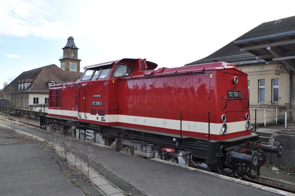 Am 13.02.2014 war RIS 112 708 auf Gleis 1 in Zeitz abgestellt. (Foto: Holzeisenbahner)