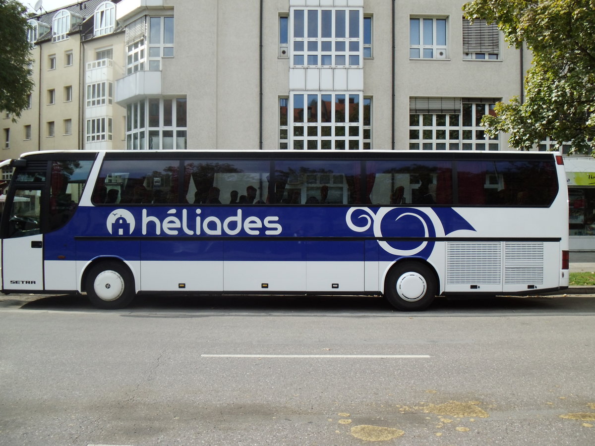 Aus Frankreich: Hliades, Aix-en-Provence - Setra S 315 HD am 27. September 2014 in Mnchen (Aufnahme: Martin Beyer)