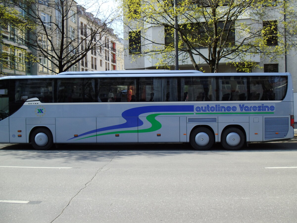 Aus Italien: Autolinee Varesine, Varese - Setra S 417 GT-HD am 26. Mrz 2014 in Mnchen (Aufnahme: Martin Beyer)