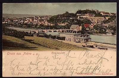 Blick auf auf Nebra und den Nebraer Bahnhof im Jahr 1901. Quelle: Heimatgeschichten Facebook