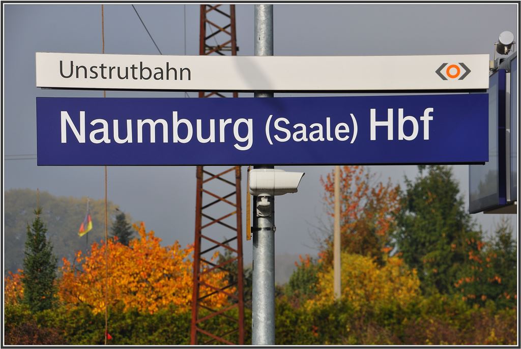 Herbst in Naumburg Hbf am 27.10.2015 (Foto: Herbert Graf)
