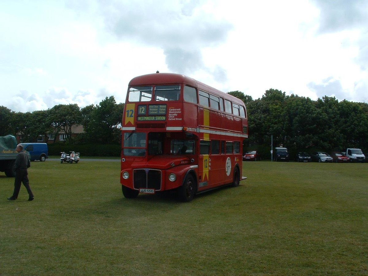 JJD 551D
1966 AEC Routemaster
Park Royal H40/32R
New to London Transport, fleet number RML2551 (RouteMaster Long)

Photographed in South Shields, Tyneside, UK at the end of the  Tyne-Tees Run  for vintage commercial vehicles on Sunday 7th June 2009.