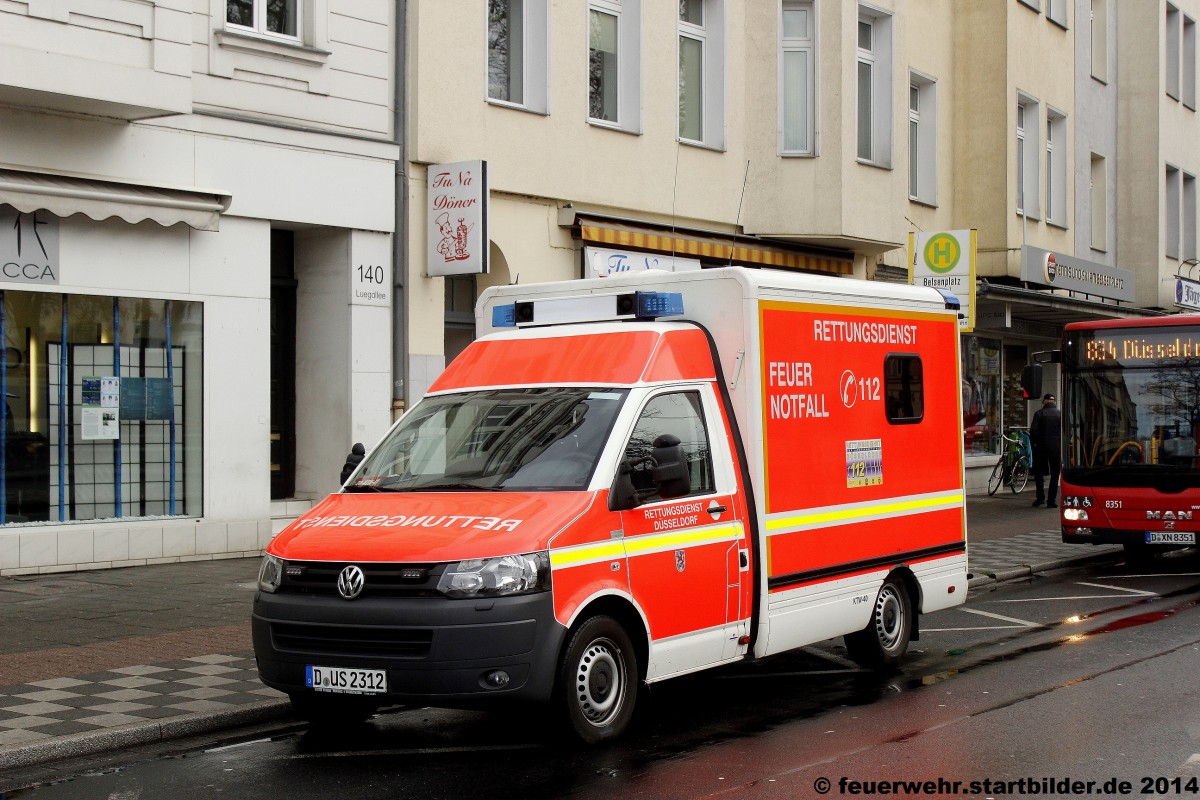 KTW der Feuerwehr Düsseldorf.