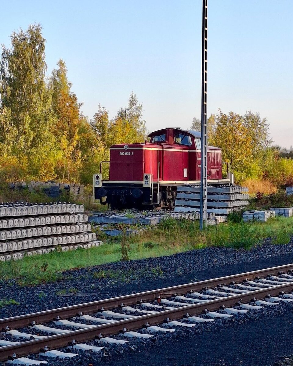 Railsystems RP 290 008-2 am 29.09.2024 im Bahnhof Artern. (Foto: Christiane Kaebel)