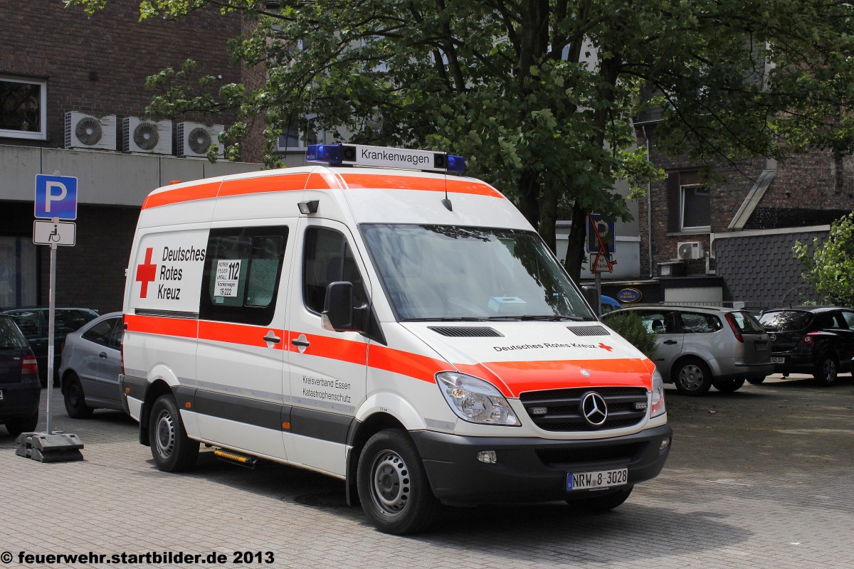 RTW des DRK Oberhausen/Ruhr.
