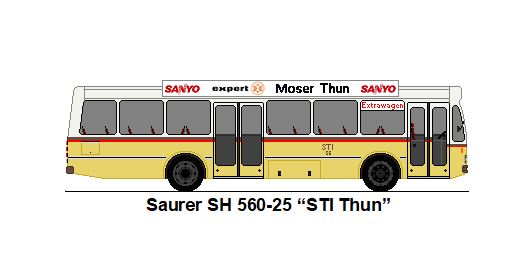 STI Thun - Nr. 56/BE 413'456 - Saurer SH 560-25