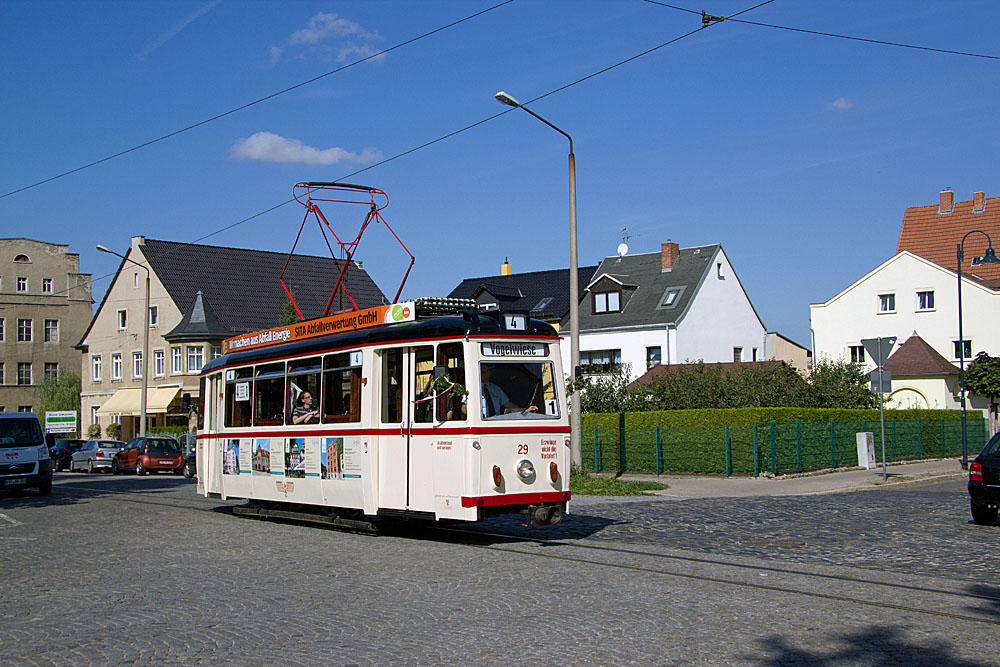 Tw 29 im Jahr 2012 in der Poststraße. (Foto: Bernd Dütsch)
