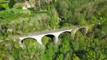 Blick auf die Schnecktalbrcke zwischen Bad Bibra und Saubach, am 01.05.2025.
