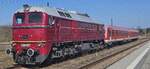 Am 21.03.2025 überführte die EBS V200 507 ab Naumburg (S) Hbf den DB 628 636 über die Unstrutbahn nach Karsdorf. (Foto: Nico Schiele) Am 21.03.2025 überführte die EBS V200 507 ab Naumburg (S) Hbf den DB 628 636 über die Unstrutbahn nach Karsdorf. (Foto: Nico Schiele)
