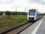 DB Regio 1648 917 als RB77 (80556) von Naumburg (Saale) Ost nach Wangen (Unstrut) am Km 0,0 in  Naumburg (Saale) Hbf, am 30.08.2026.