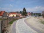 Der Fußweg zum Hp Roßbach am 22.03.2012.