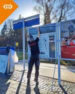 Neue Infotafel am Hp Freyburg (U) am 24.04.2026.