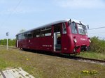 EBS 772 345 als DPE 86152  Unstrut-Schrecke-Express  aus Erfurt Hbf, am 01.05.2016 in Donndorf. (Foto: Ralf Kuke)