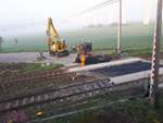 Am 18.04.2018 fanden beim Stellwerk W4 in Karsdor Bauarbeiten zur Erneuerung des dortigen Bahnübergangs statt.