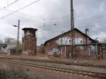 Das ehemalige Bahnbetriebswerk Naumburg, dass zu diesem Zeitpunkt leider abgerissen wird; 27.03.2010 (Foto: Ralf Kuke)
