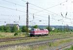 Die CLR 229 181-3 am 28.06.2026 in Naumburg (S) Hbf.