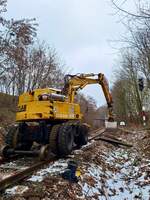 Am 24.01.2026 fanden wieder Arbeitseinsätze an der Unstrutbahn rund um Roßleben statt.