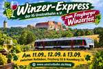 Zum Winzerfest in Freyburg (Unstrut) hat die IG Unstrutbahn e.V. zusammen mit DB Regio S�dost wieder Zugverkehr auf der Unstrutbahn bis / von Ro�leben in Th�ringen organisiert.
Dazu werden ausgew�hlte Z�ge vom 11.09. bis 13.09.2026 von Naumburg (S) Ost kommend ab Wangen (U) bis nach Ro�leben verl�ngert. Alle Fahrzeiten gibt es hier: https://www.unstrutbahn.de/#zug