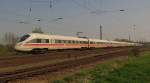 Noch fahren die ICE´s über die Thüringer Bahn, hier DB 411 012-8  Freie und Hansestadt Hamburg  + 415 020-7  Gotha  als ICE 1609 von Rostock Hbf nach München Hbf.