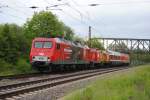 zugverkehr-in-naumburg-hbf/270177/meg-802--76--83 MEG 802 + 76 + 83 + 205 als DbZ zum Eisenbahnfest des TEV nach Weimar, am 24.05.2013 in Naumburg Hbf. (Foto: dampflok015)
